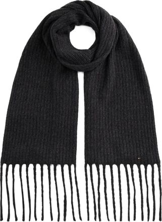 Tommy Hilfiger Sciarpa con frange - Nero