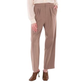 Max Mara Verbano Stretch-Wool Trousers, Brand Size 42 ( US Size 8 )