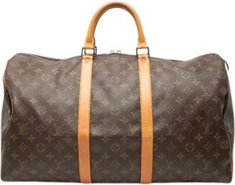 Louis Vuitton Pre-owned Weekend Bags, female, Brown, Size: ONE SIZE Pre-owned Weekend Bag