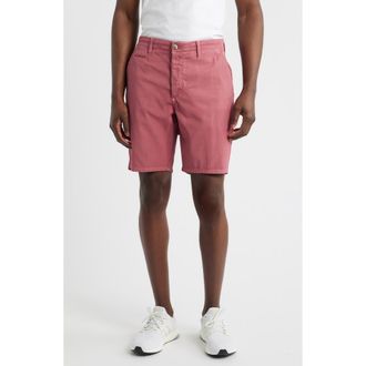Johnnie-O Nassau Chino Shorts in Washed Red at Nordstrom, Size 36