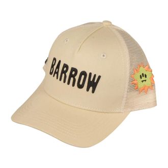 Barrow Caps, male, White, Size: ONE SIZE White Stylish Hats