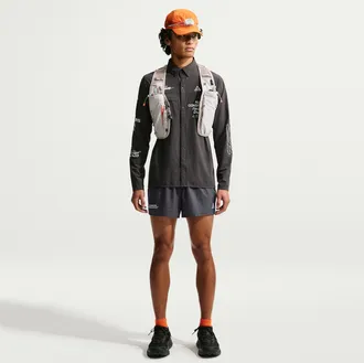 Nike Mens Nike ACG Trailwind Dri-FIT ADV Trail Running Shorts in Grey | IU8156-070