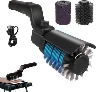 OEM Cepillo El&eacute;ctrico Mejorado, Recargable E Inal&aacute;mbrico Para Limpiar Parrillas, Cabezal De Acero Inoxidable, 3 Velocidades, 90 Minutos De Duraci&oacute;n De La 