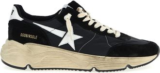 Golden Goose Running Sole Sneakers Bianco/Nero-Uomo