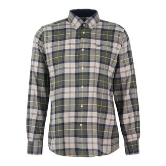 Barbour Casual Shirts - Heren - Casual Overhemden - Grijs - S - Katoen - Overhemden