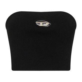 Diesel Tops, Dames, Zwart, XS, Polyester, M-Clarksvillex Bandeau Top