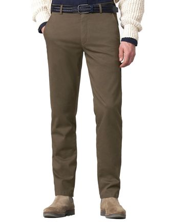 Meyer katoenen broek Meyer Bonn bruin