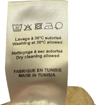 Paco Rabanne Lace Pattern Mock Neck Top in Yellow Polyamide