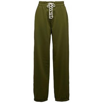 Puma x Rihanna Fenty Front Lacing Sweatpants Groen Dames Broek 575145 03