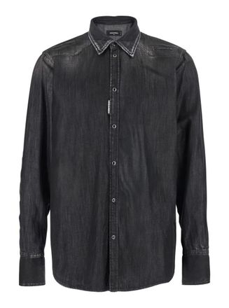 Dsquared2 Black Cotton Shirt