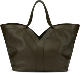 Saint Laurent Tassen, Dames, Groen, ONE Size, Leer, Y Tote