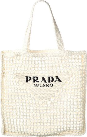 Prada Dnu Pack Prada Logo Crochet Tote
