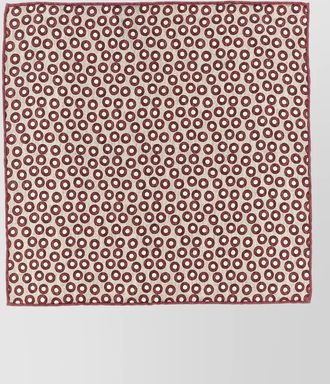Brunello Cucinelli silk polka dot pocket square