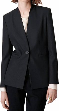 Vanessa Bruno Diona Short Suit Jacket In Black