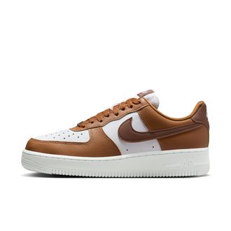 Nike Womens Air Force 1 07 Shoes in Brown | IM6364-200