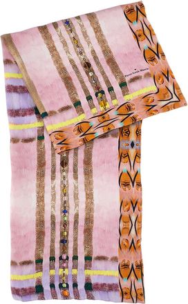 Pierre-Louis Mascia Multicolor Silk Scarf With Abstract Motifs