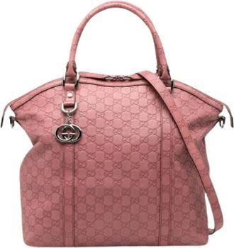 Gucci Pre-owned Handbags, female, Pink, Size: ONE SIZE Pre-owned Soho Handbag