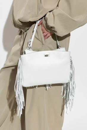 Balenciaga Rodeo Hand Bag, Womens, White