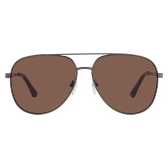 Guess Brown Pilot Mens Sunglasses GF0231 08E 58