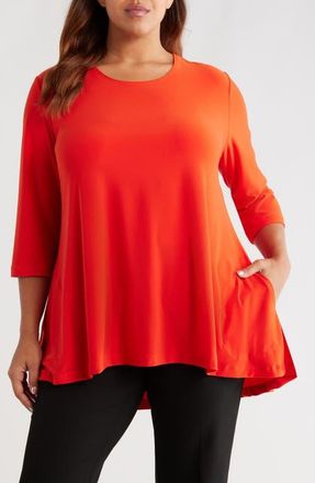 Vikki Vi Swing Tunic in Persimmon at Nordstrom, Size 1 X