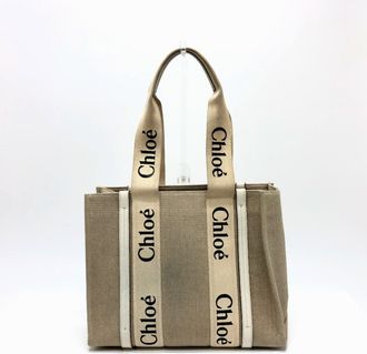 Chloé Beige Cloth Tote Bag (Pre-Owned)
