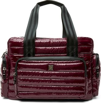 Think Royln Voyager Travel Bag in Glossy Deep Burgundy at Nordstrom