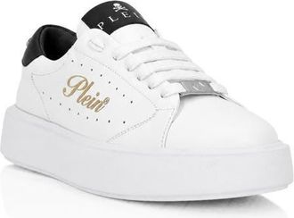 Philipp Plein Lo-Top Sneakers Signature Unisex in White/black at Nordstrom, Size 44