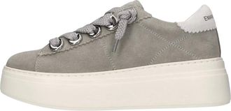 Emanuelle Vee Bice Sneaker - Dames - Sneakers - Grijs - 39 EU - Leer - Schoenen