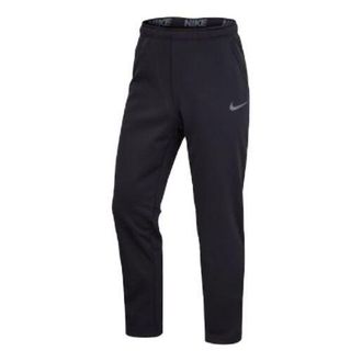 Nike Mens Nike Solid Color Small Logo Fleece Casual Training Sports Pants/Trousers/Joggers Black CZ4350-010