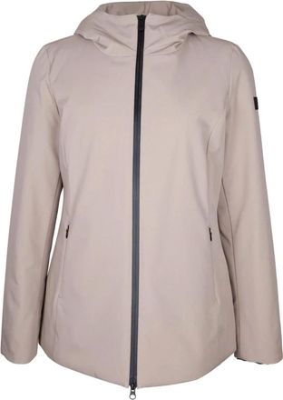 Peuterey Jassen, Dames, Beige, XS, Nylon, Farquar Bi-stretch Nylon Jas