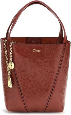 Chlo&eacute; Bolso tote peque&ntilde;o Woody - Bags - Mujer - Marr&oacute;n - ONE SIZE