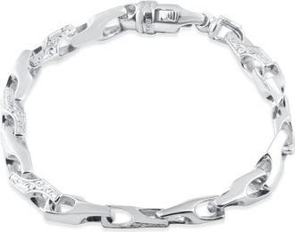 Pompeii3 Mens Designed 14k Gold (45gram) or Platinum (73gram) Link Bracelet 8.5