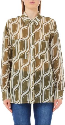 Liu Jo Mujer, Blusas y Camisas, Verde, Talla: XS