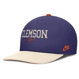 Nike Clemson Legacy Script Nike Mens Dri-FIT College Adjustable Hat in Purple | NC120FD2CLV-1R5