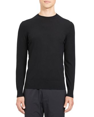 Theory Mens Regal Wool Crewneck Sweater