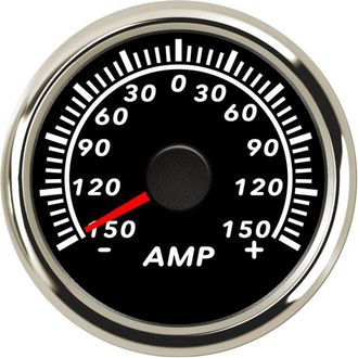 OEM Amper&iacute;metro De 52 Mm Y 150 A Con Sensor De Corriente Retroiluminado Para Coches, Barcos Y Embarcaciones