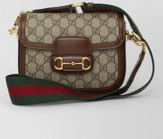 Gucci horsebit 1955 mini canvas crossbody bag