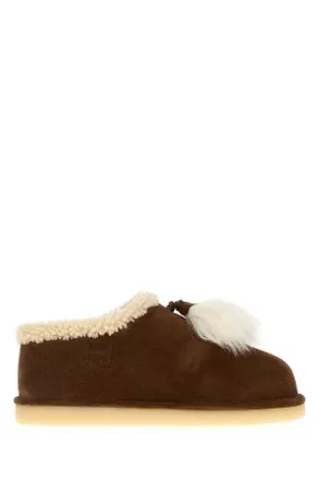 Miu Miu Brown Suede Ankle Boots