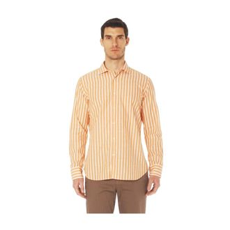 Tintoria Mattei Camicia rigata - Heren - Casual Overhemden - Veelkleurig - M - Overhemden