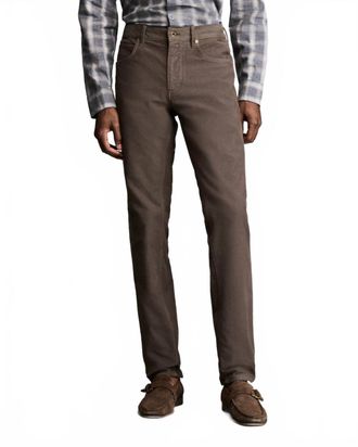 Billy Reid Moleskin Cochran Jean In Coffee