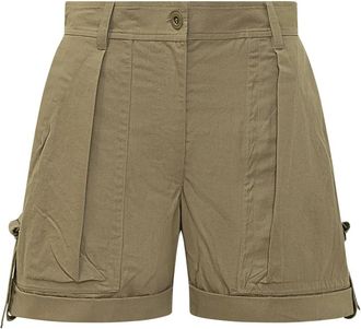 Isabel Marant Isabel Marant, Casual Shorts, female, Green, Size: 2XS High-waisted Cargo Shorts