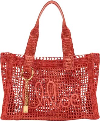 Chlo&eacute; Orange Summer Banana Large Tote