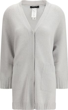 Fabiana Filippi Womens Cardigan Fine-Knit Rain Fleece Wool Sweater
