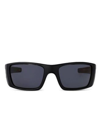 Oakley Zonnebril met rechthoekig montuur - Zwart
