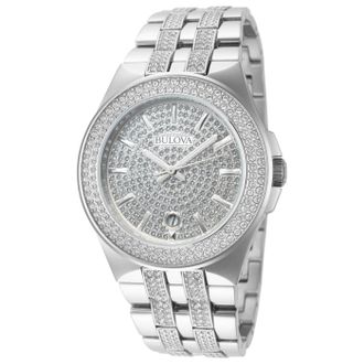 Bulova Crystal Mens Watch