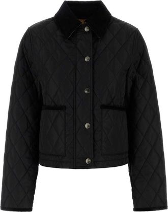 Burberry Black Cropped Jacket