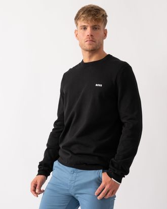 HUGO BOSS K_Ever-X Ronde Hals Trui in Zwart
