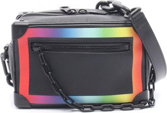 Louis Vuitton Black Multi-Color Taiga Leather Leather Shoulder Bag (Pre-Owned)