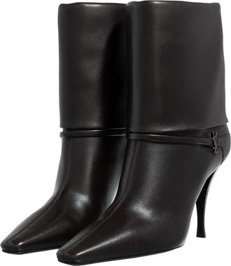 Saint Laurent Heels - Nappa Bootie Pianosa - black - Heels for ladies