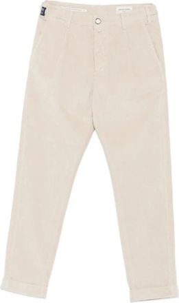 Jacob Cohen Bobby Corduroy Broek - Heren - Chinos - Beige - W38 - Katoen - Broeken